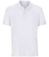 04242 Pegase SOL'S Unisex Pegase Piqué Polo Shirt White colour image